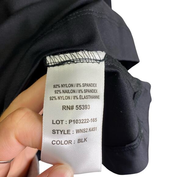 Greg Norman Women's Quarter-Zip Sweatshirt Black NBC CT Style#WNS2K451 Stretch M - Picture 7 of 7